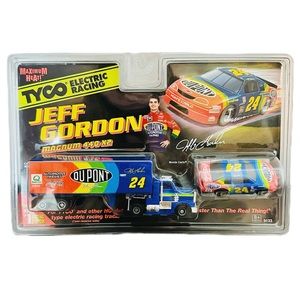 TYCO MAGNUM 440-X2 Jeff Gordon Semi and Slot Car TWIN PACK 1996 NOS Monte Carlo